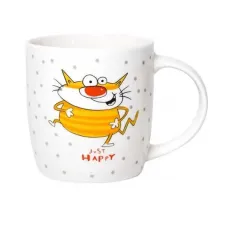 Чашка фарфоровая 360 мл JUST HAPPY Limited Edition MCO23-3