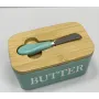 Маслянка керамічна з ножем Butter A-PLUS 0480 21354