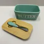 Маслянка керамічна з ножем Butter A-PLUS 0480 21354