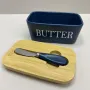 Маслянка керамічна з ножем Butter A-PLUS 0480 21355