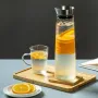 Графин стеклянный с крышкой 1200 мл Kamille KM-9032