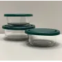 Набор стеклянных емкостей 3 шт S&T 6050-00