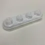 Форма для льоду та фруктів 26х7х5,5 см Titiz Plastik AP-9510 прозорий з рожевим