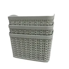 Набор корзинок 3 шт 165х125х107 мм 1,5 л Ucsan plastik M-3926