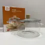 Кастрюля стеклянная со стеклянной крышкой 3,2 л 20 см A-PLUS 1056