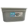 Кошик з кришкою 33х24х16,5 см 9 л Ucsan Plastik М-1164 сірий
