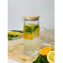 Кувшин стеклянный с крышкой 1200 мл Арроу-бамбо OLens 102-721