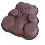 Форма силіконова для випічки Ведмедик 24х24х4,7 см Lessner Chef Choco 10248