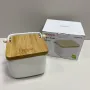 Сахарница керамическая с крышкой 840 мл 14х12х11 см Ardesto Midori AR0907W