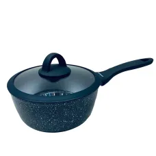Ківш алюмінієвий із скляною кришкою 16 см 1,2 л Ringel Zira RG-41006-16