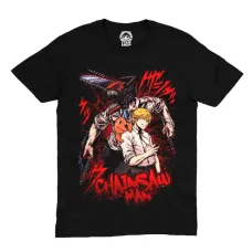 Футболка Bioworld Chainsaw Man MRZ v341 M Чорний (25839)