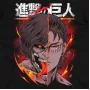 Футболка Bioworld Attack on Titan MRZ v311 M Черный (25659)
