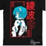 Футболка Bioworld Rei Ayanami Evangelion MRZ v305 XXL Черный (25625)
