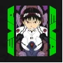 Футболка Bioworld Синдзи Икари Evangelion MRZ v250 S Черный (25274)