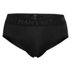 Чоловічі труси бріфі MAN's SET Anatomic Briefs 2.0 Black Series Micromodal M Чорний
