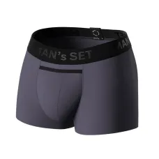 Боксери чоловічі анатомічні MAN's SET Anatomic Classic Black Series Micromodal XL Графітовий