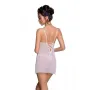 Сорочка с вырезами на груди и стринги Passion LOVELIA CHEMISE white S/M