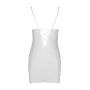 Сорочка с вырезами на груди и стринги Passion LOVELIA CHEMISE white XXL/XXXL