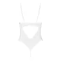 Боді Obsessive Alissium crotchless teddy XS/S біле (SX0597)
