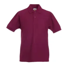Поло Fruit of the loom 65/35 Polo Kids 116 см Бордовый (63-417-0)