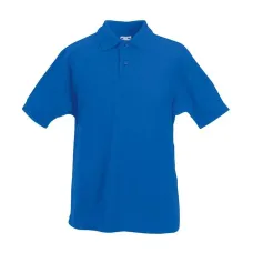 Поло Fruit of the loom 65/35 Polo Kids 128 см Синий (63-417-0)