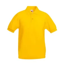 Поло Fruit of the loom 65/35 Polo Kids 164 см Желтый (63-417-0)