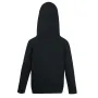 Худи Fruit of the loom Lightweight hooded sweat Kids 116 см Черный (62-009-0)