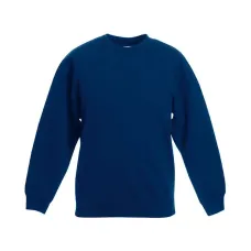Пуловер Fruit of the loom Classic set-in sweat Kids 128 см Темно-синій (62-041-0)