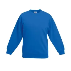 Пуловер Fruit of the loom Classic set-in sweat Kids 140 см Синій (62-041-0)