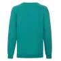 Реглан Fruit of the loom Classic raglan sweat Kids 116 см Смарагдовий (62-039-0)