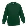 Реглан Fruit of the loom Classic raglan sweat Kids 128 см Темно-зелений (62-039-0)