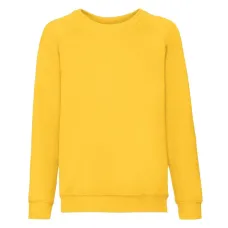 Реглан Fruit of the loom Classic raglan sweat Kids 164 см Жовтий (62-039-0)