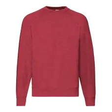 Реглан Fruit of the loom Classic raglan sweat Kids 140 см Червоний (62-039-0)