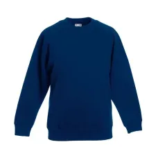 Реглан Fruit of the loom Classic raglan sweat Kids 104 см Темно-синій (62-039-0)