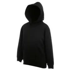 Худи Fruit of the loom hooded sweat Kids 116 см Черный (62-043-0)