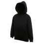 Худі Fruit of the loom hooded sweat Kids 116 см Чорний (62-043-0)