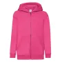 Толстовка Fruit of the loom Classic hooded sweat jacket Kids 140 см Малиновий (62-045-0)