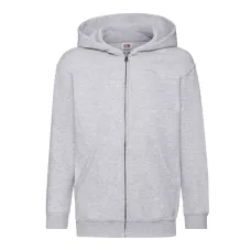 Толстовка Fruit of the loom Classic hooded sweat jacket Kids 140 см Сіро-ліловий (62-045-0)