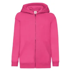 Толстовка Fruit of the loom Classic hooded sweat jacket Kids 164 см Малиновий (62-045-0)