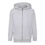 Толстовка Fruit of the loom Classic hooded sweat jacket Kids 164 см Сіро-ліловий (62-045-0)