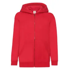 Толстовка Fruit of the loom Classic hooded sweat jacket Kids 116 см Червоний (62-045-0)