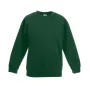 Світшот Fruit of the loom Premium set-in sweat Kids 116 см Темно-зелений (62-031-0)