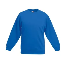 Світшот Fruit of the loom Premium set-in sweat Kids 128 см Синій (62-031-0)