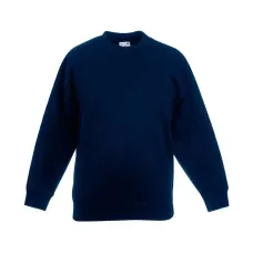 Світшот Fruit of the loom Premium set-in sweat Kids 128 см Темно-синій (62-031-0)