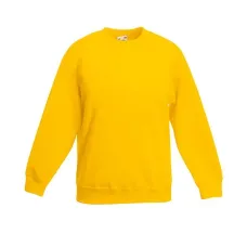 Світшот Fruit of the loom Premium set-in sweat Kids 152 см Жовтий (62-031-0)