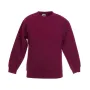 Світшот Fruit of the loom Premium set-in sweat Kids 152 см Бордовий (62-031-0)