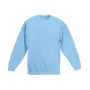Світшот Fruit of the loom Premium set-in sweat Kids 152 см Блакитний (62-031-0)