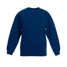 Світшот Fruit of the loom Premium set-in sweat Kids 164 см Темно-синій (62-031-0)