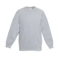 Світшот Fruit of the loom Premium raglan sweat Kids 104 см Сіро-ліловий (62-033-0)