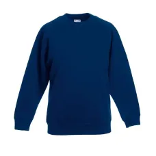Світшот Fruit of the loom Premium raglan sweat Kids 116 см Темно-синій (62-033-0)